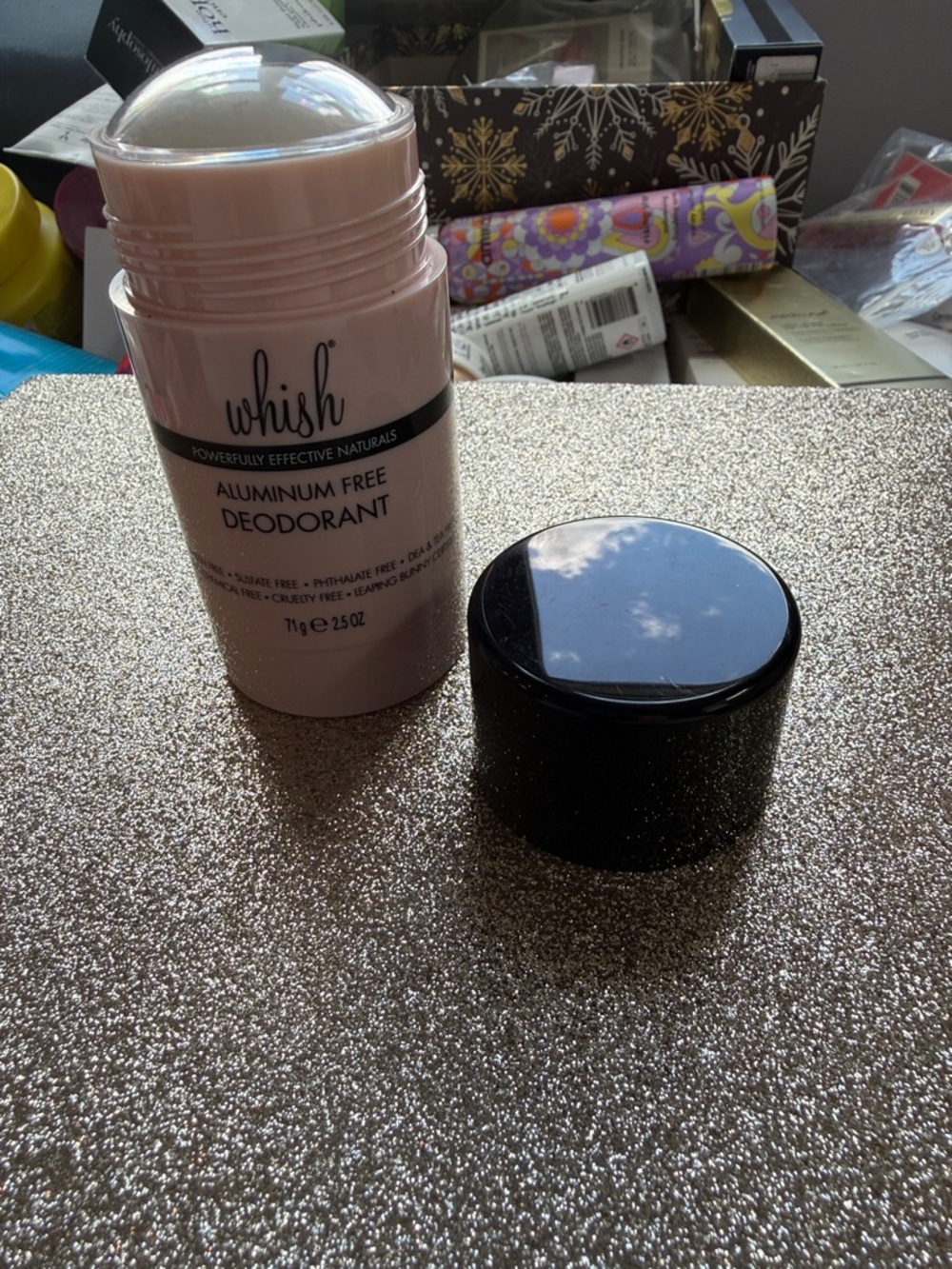 *NEW*2.5oz *whish* Aluminum-Free Deodorant Stick in Pale Pink